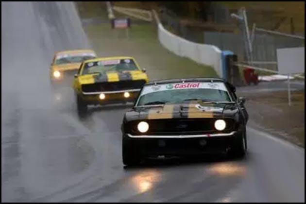 Racing the Chev Camaro